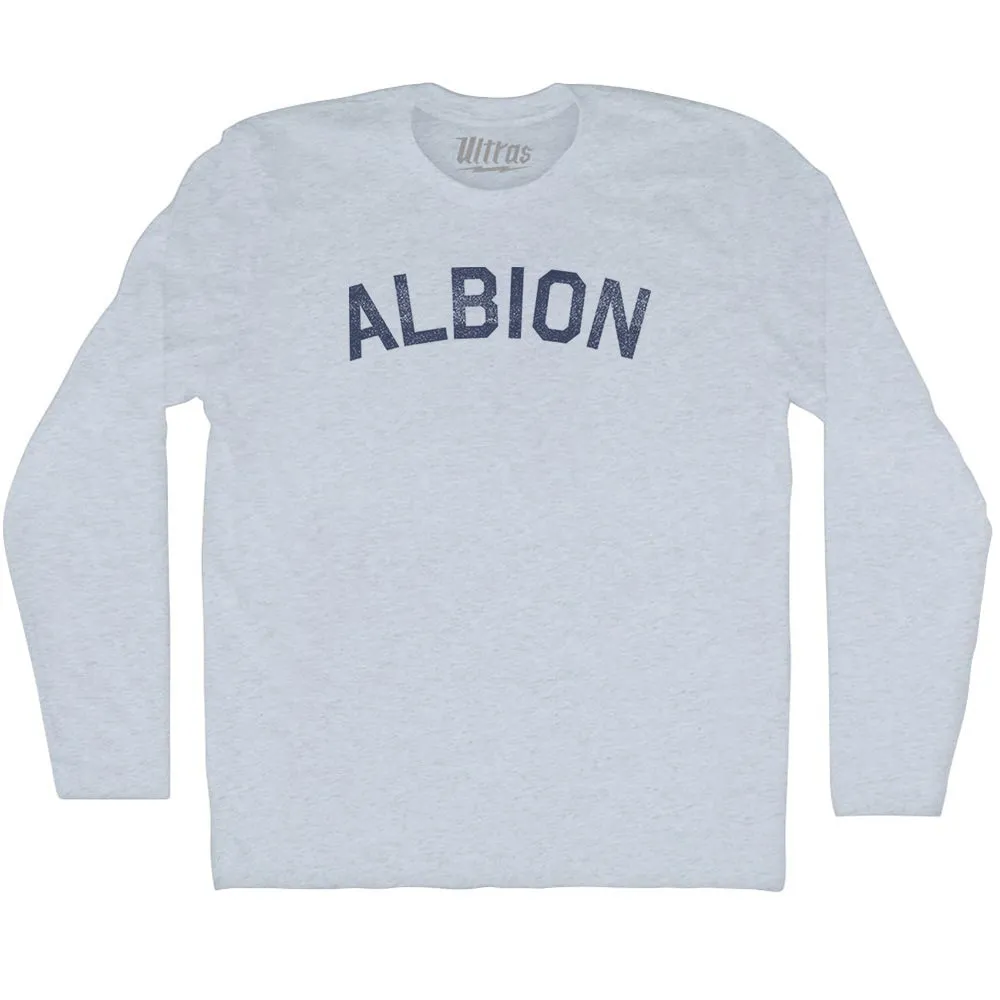 Albion Adult Tri-Blend Long Sleeve T-shirt