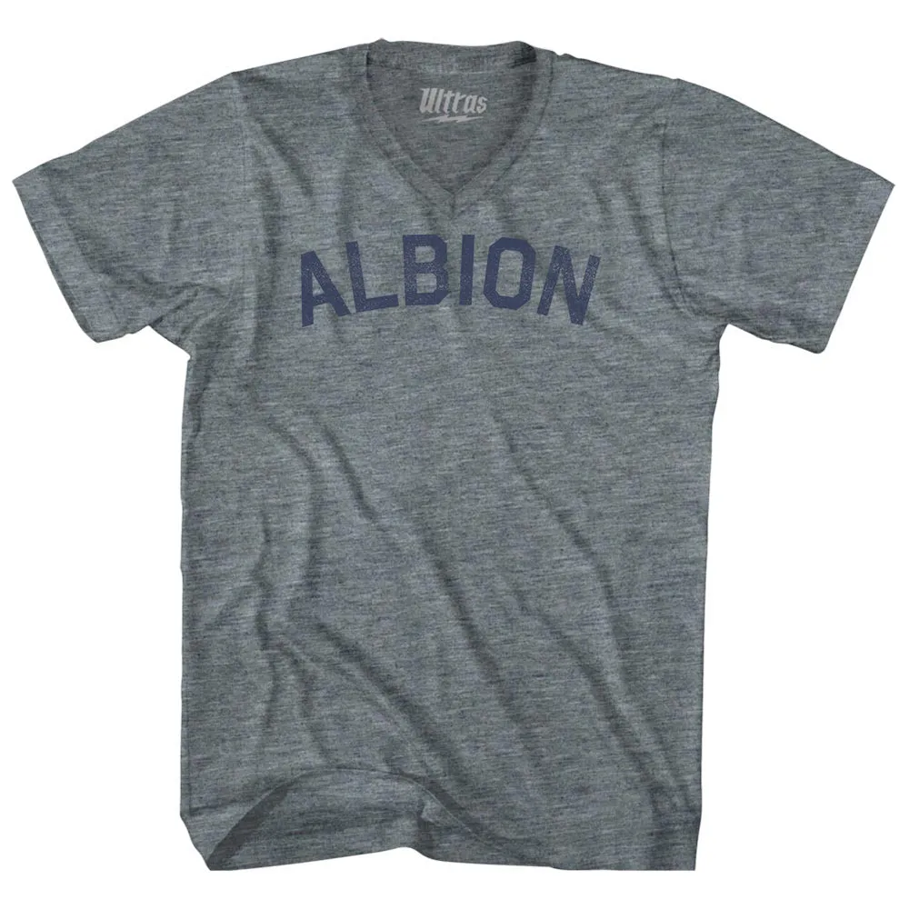 Albion Tri-Blend V-neck Womens Junior Cut T-shirt