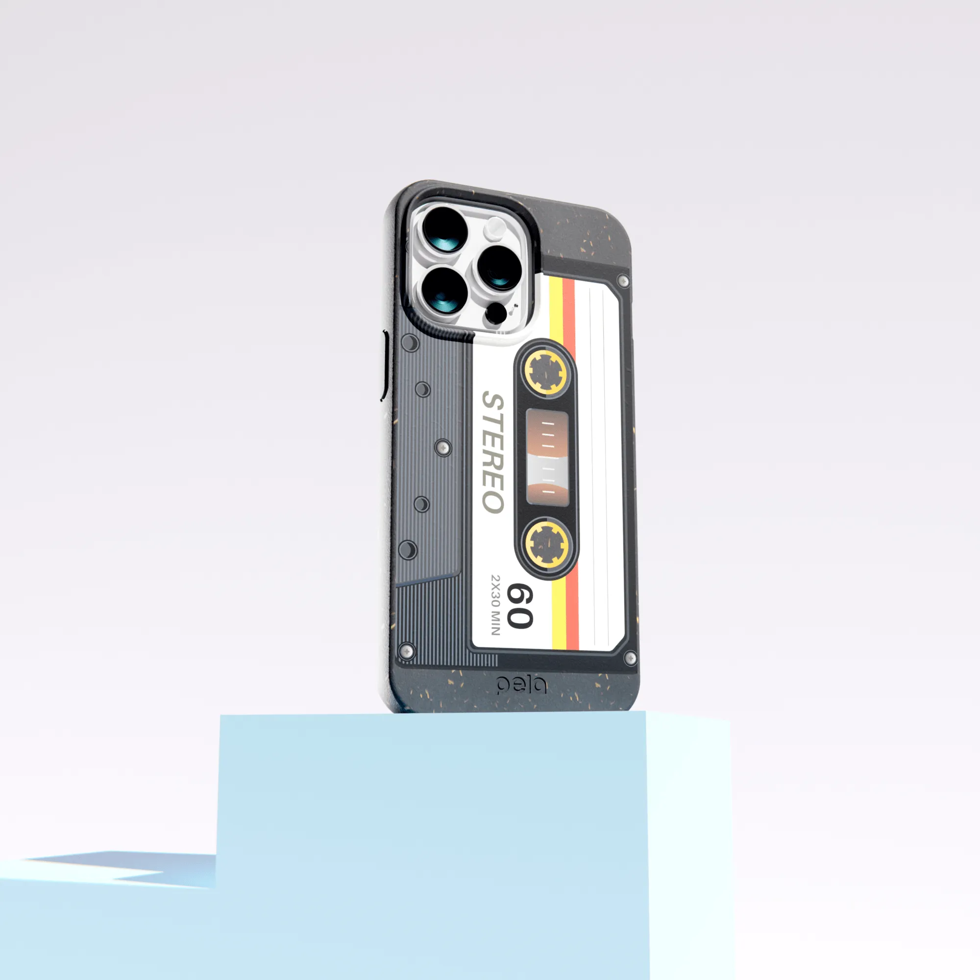 Black Cassette iPhone 12/ iPhone 12 Pro Case