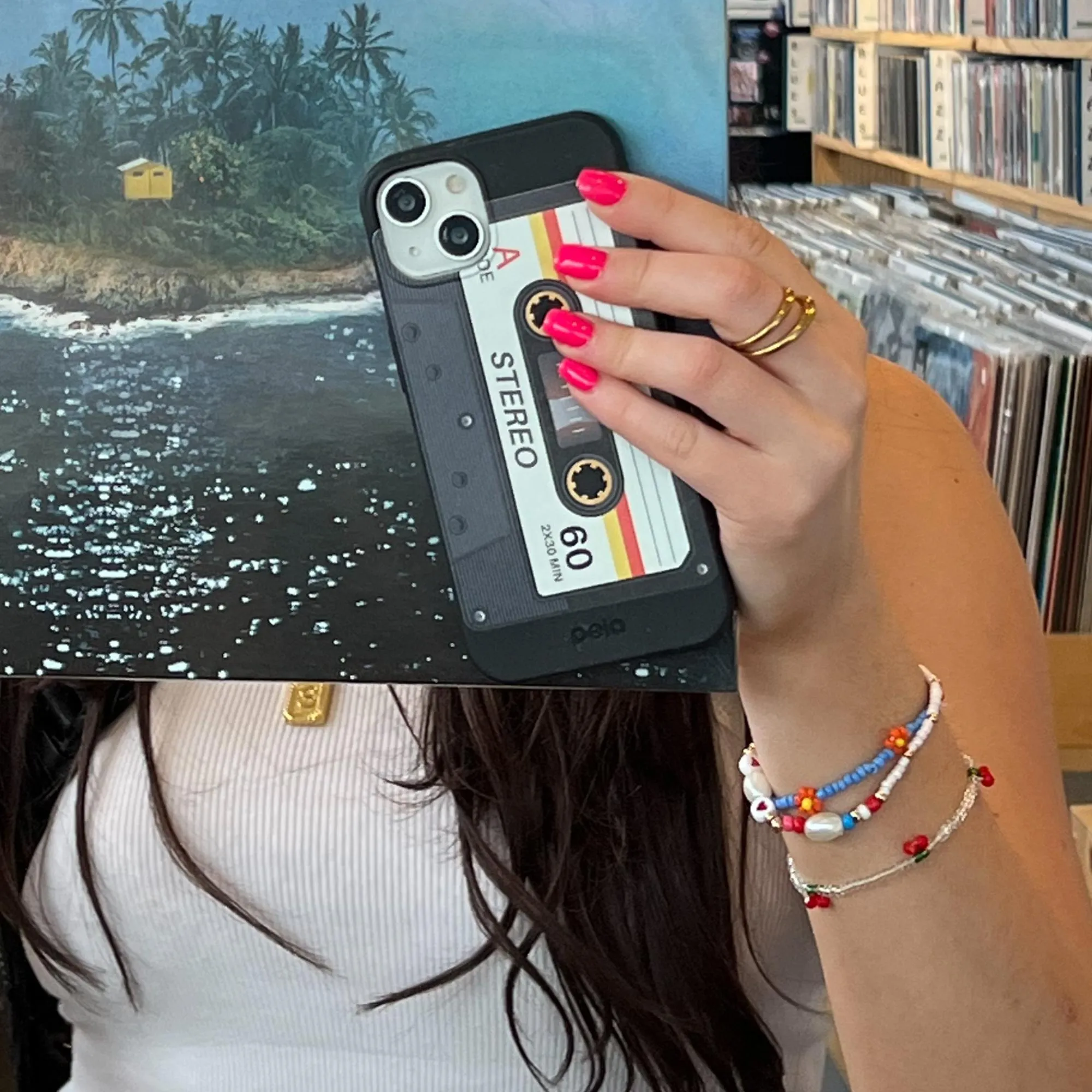 Black Cassette iPhone 12/ iPhone 12 Pro Case