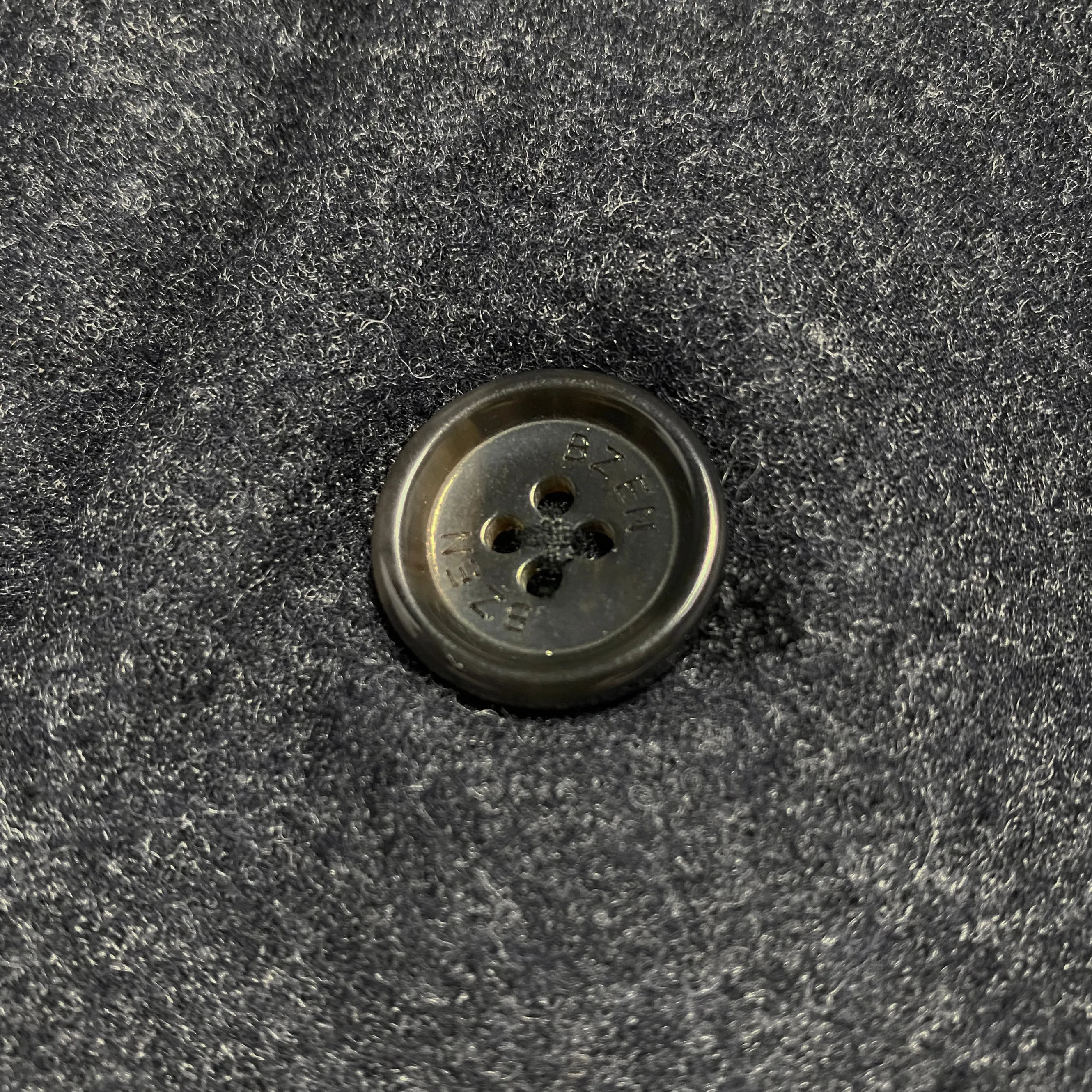 BZEN M.3348 DUBLIN REGULAR FIT WOOL BLEND 6 BUTTON 2 POCKET VEST-CHARCOAL