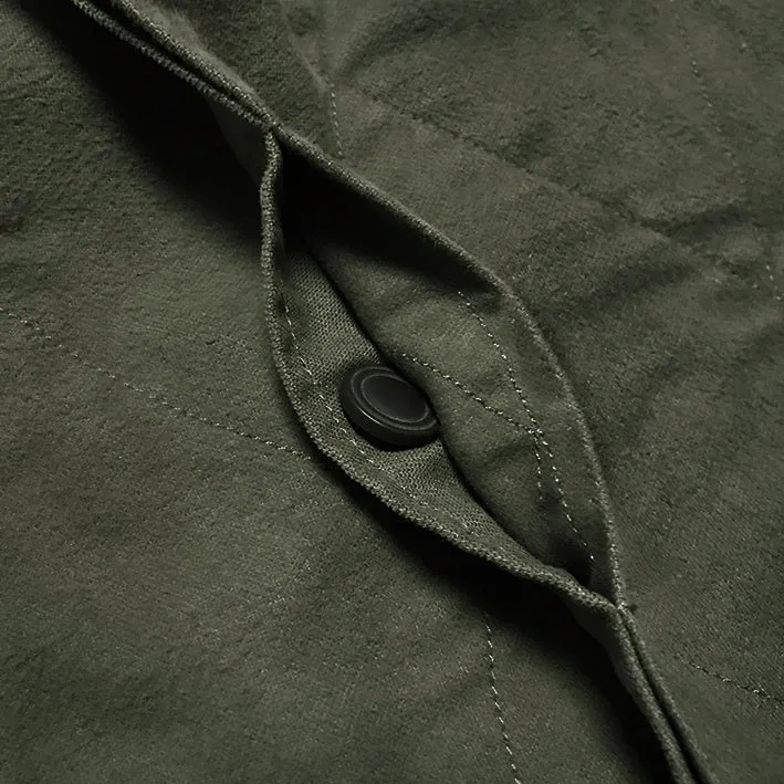 BZEN UNARMY - M.3121 DRAGON REGULAR FIT NAM INSPIRED QUILTED VEST- MILITARY GREEN