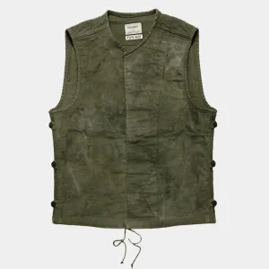 BZEN UNARMY - M.3121 DRAGON REGULAR FIT NAM INSPIRED QUILTED VEST- MILITARY GREEN