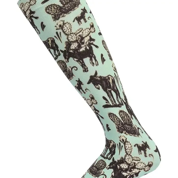 Cactus Donkey Socks