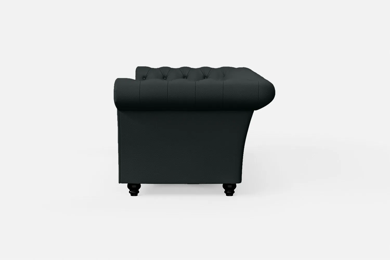 Civita 3 Seater Sofa Slate Leather