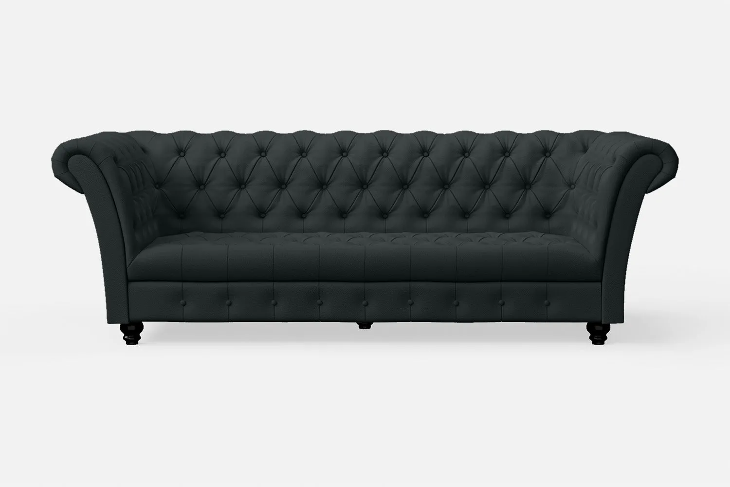Civita 3 Seater Sofa Slate Leather