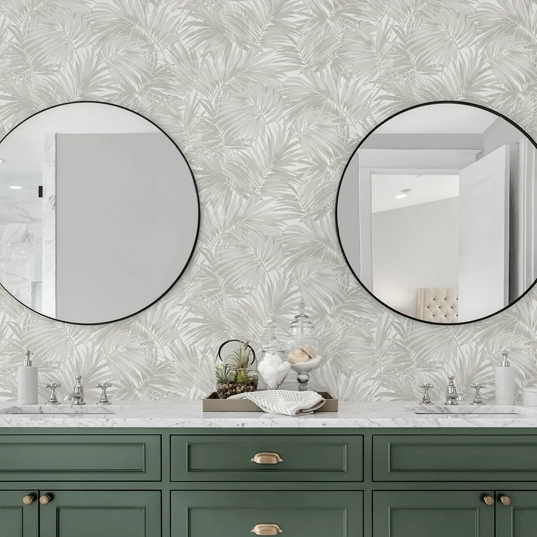 Cordelia Tossed Palms Coastal Haven Wallpaper