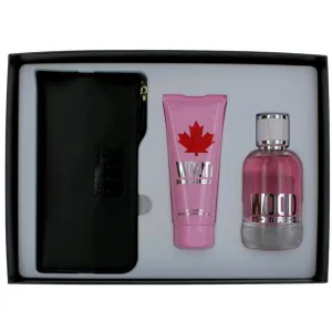 Dsquared2 Women's Personal Care Gift Set - Wood Pour Femme Long Lasting, 3 Piece