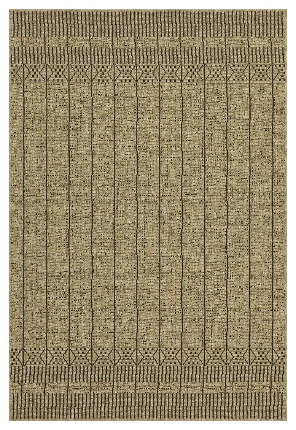 Earth - Indoor / Outdoor, Area Rug - Jute / Black