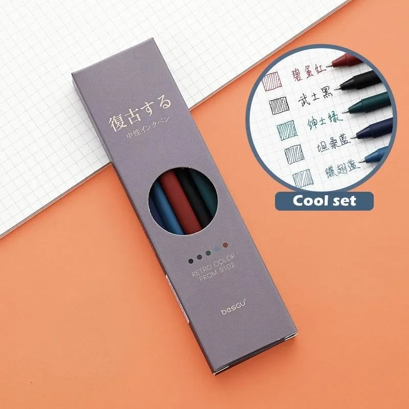Gel Pen Set - Retro Color