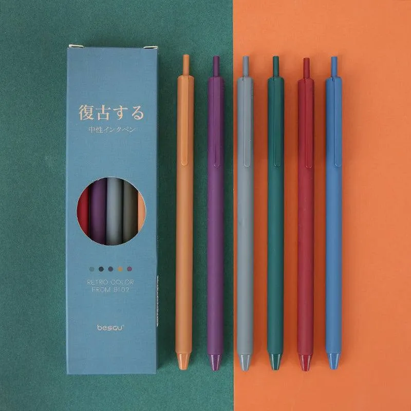 Gel Pen Set - Retro Color
