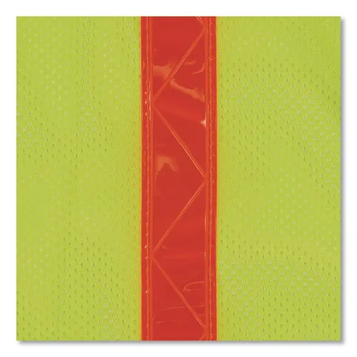 Glowear 8080bax Non-certified X-back Hi-vis Safety Vest, Polyester, One Size Fits Most, Lime/orange