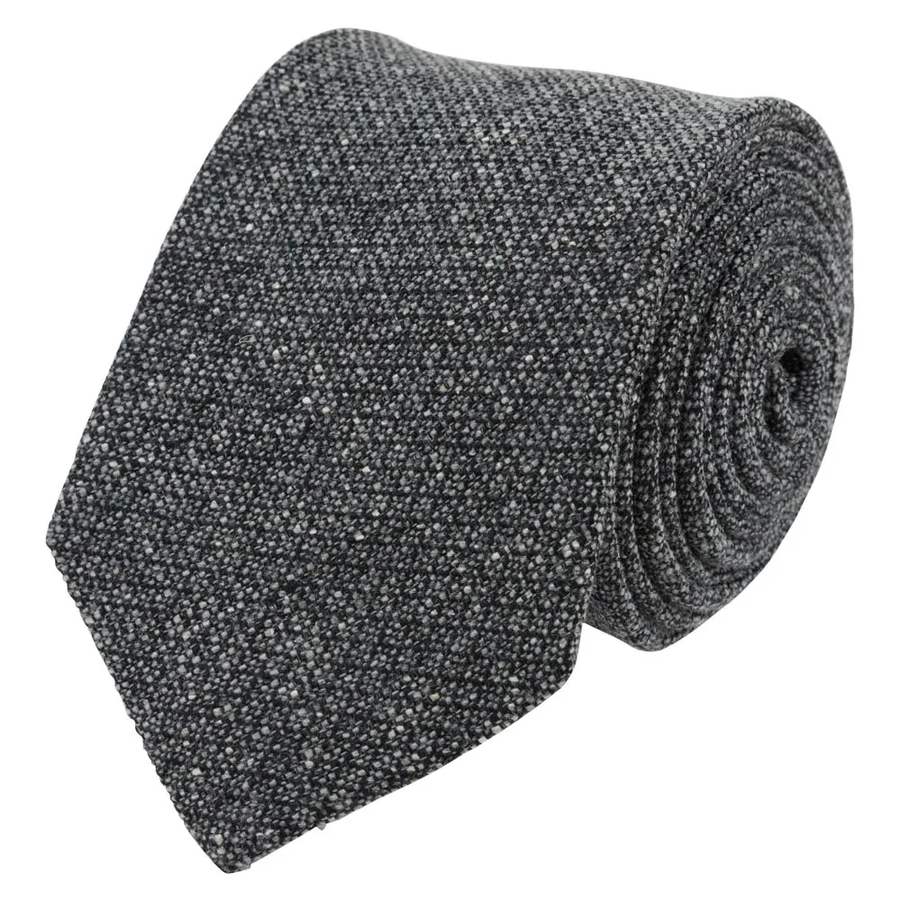 Grey Wool Tie
