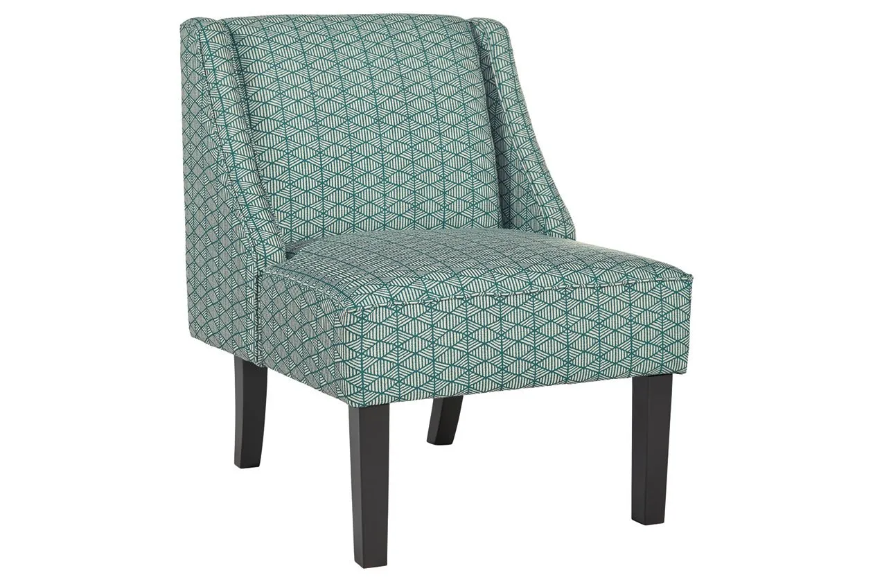 Janesley Teal/Cream Accent Chair