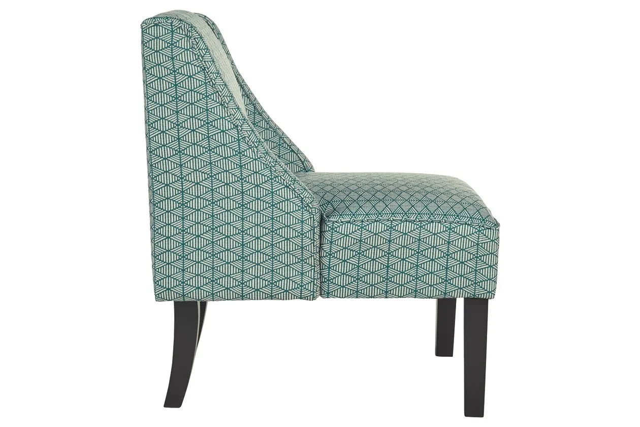 Janesley Teal/Cream Accent Chair