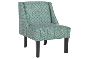 Janesley Teal/Cream Accent Chair