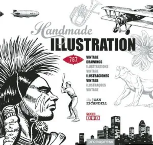 Joan Escandell: Handmade Illustration: 1000 Retro Style Drawings [2013] paperback