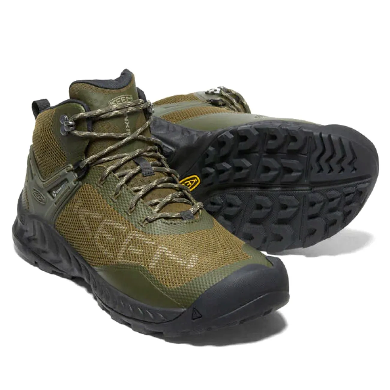 Keen NXIS EVO Mid WP Mens Forest Night Dark Olive