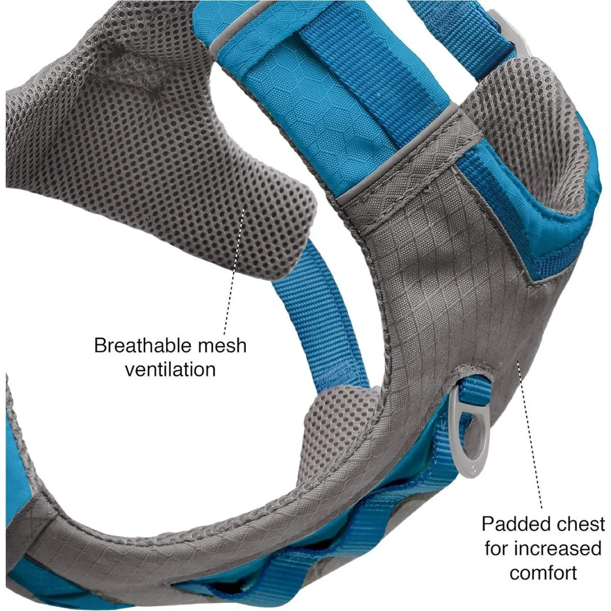 Kurgo Journey Air Dog Harness Blue Large
