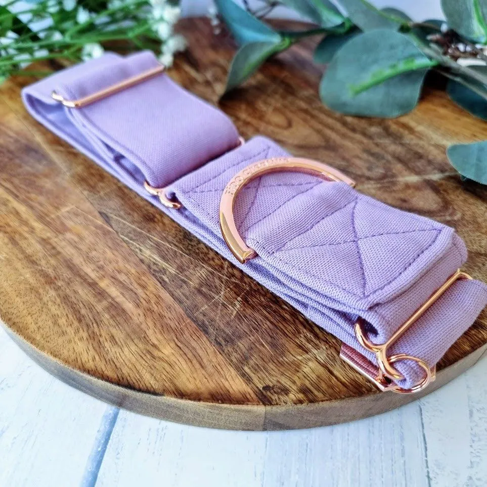 Lilac purple martingale collar - Water resistant