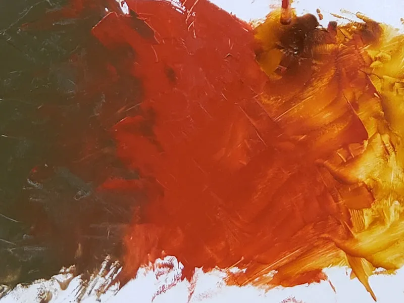 Mars Orange artists oil color