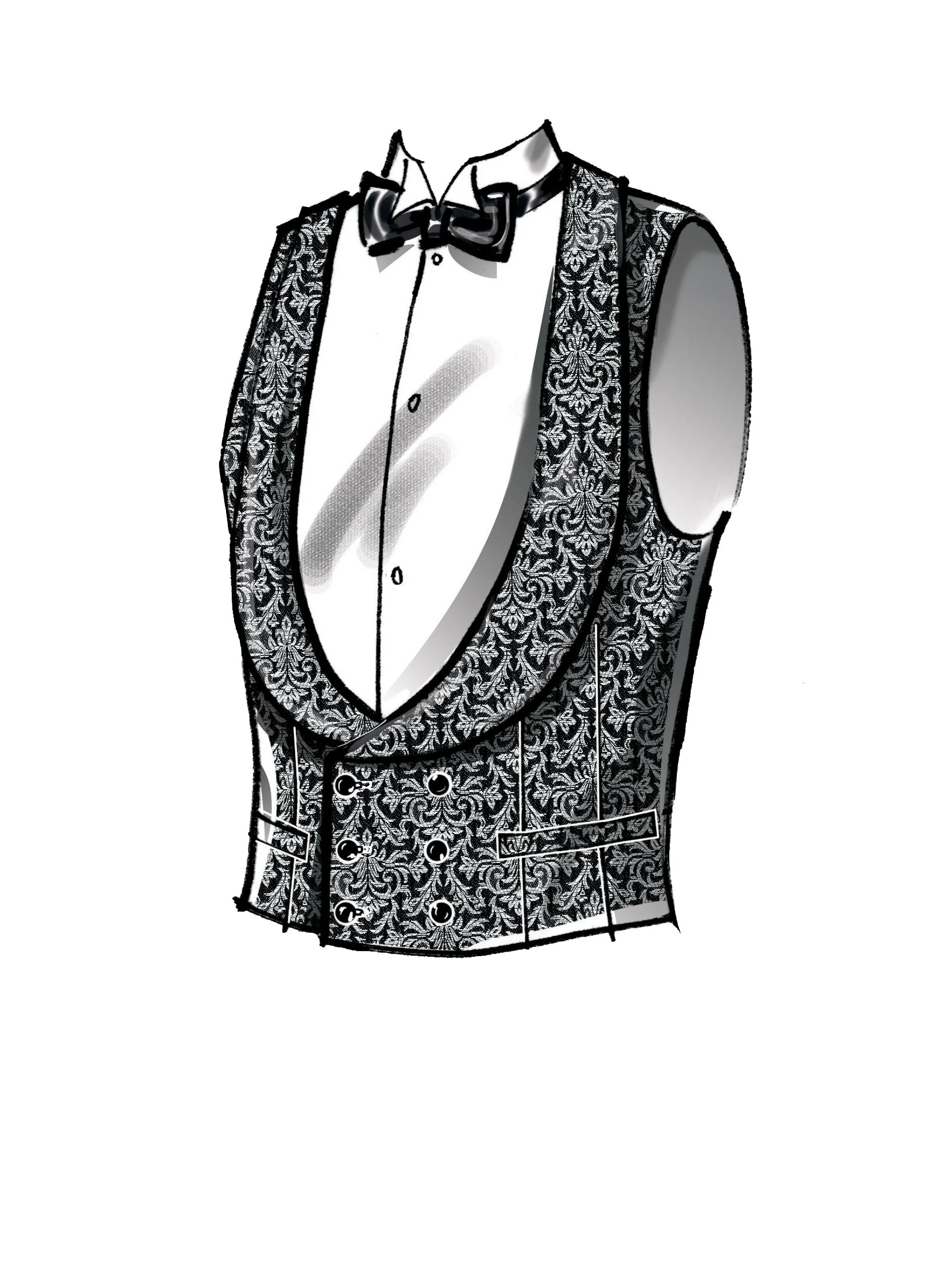 McCall's 8133 COSTUME pattern | Men's Historical Waistcoat