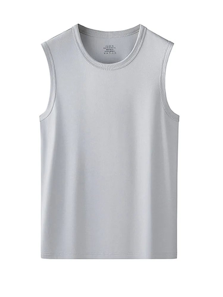 Men's Vests Undershirts with Ultimate Soft Short Sleeve Vests