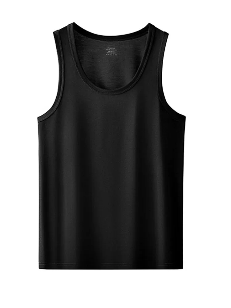 Men's Vests Undershirts with Ultimate Soft Short Sleeve Vests