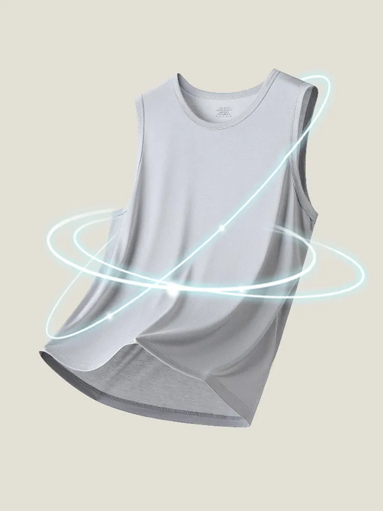 Men's Vests Undershirts with Ultimate Soft Short Sleeve Vests