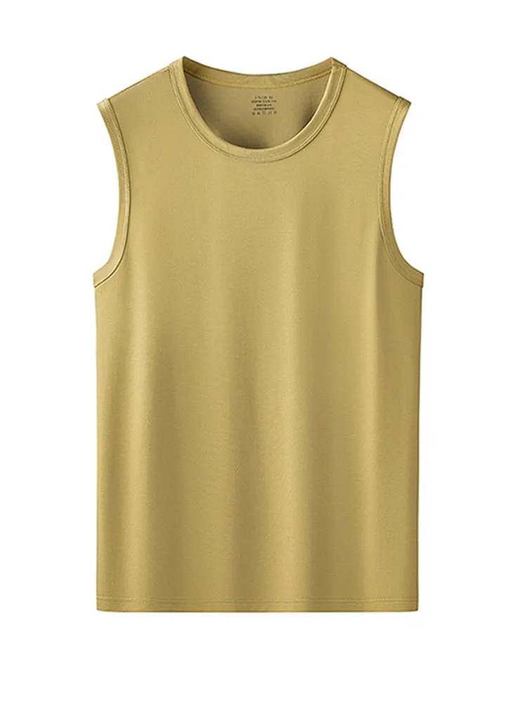 Men's Vests Undershirts with Ultimate Soft Short Sleeve Vests