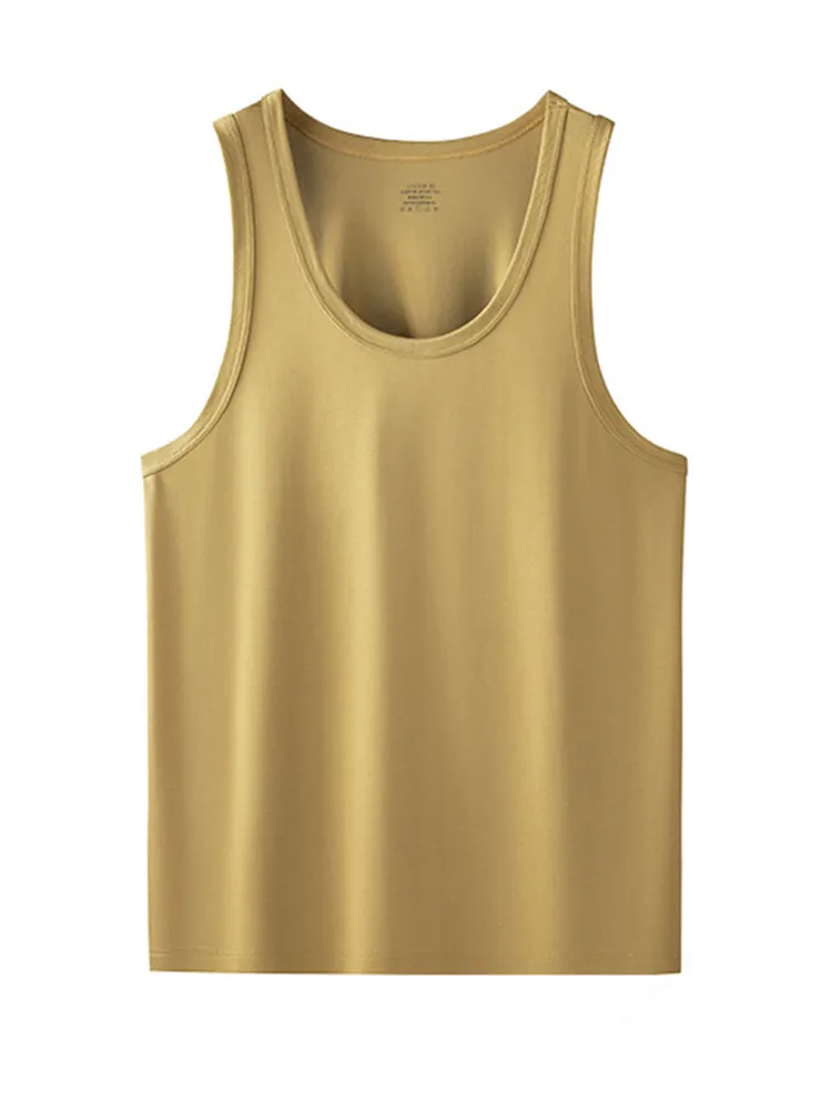 Men's Vests Undershirts with Ultimate Soft Short Sleeve Vests