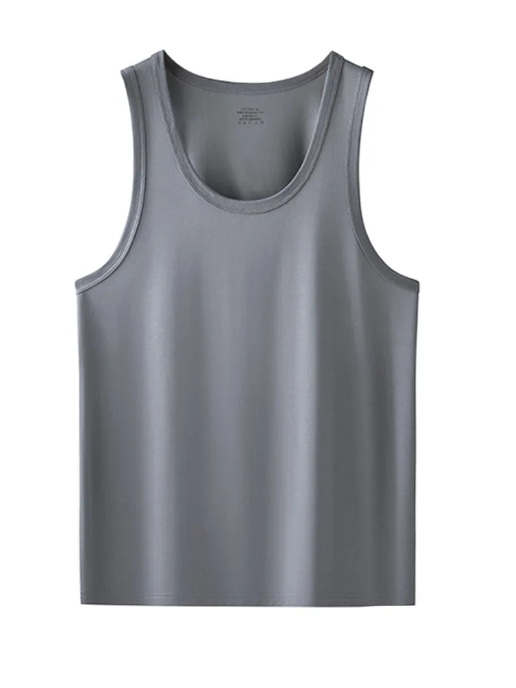 Men's Vests Undershirts with Ultimate Soft Short Sleeve Vests
