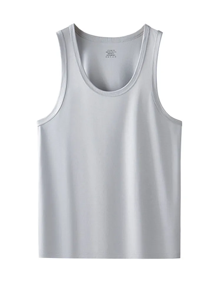 Men's Vests Undershirts with Ultimate Soft Short Sleeve Vests