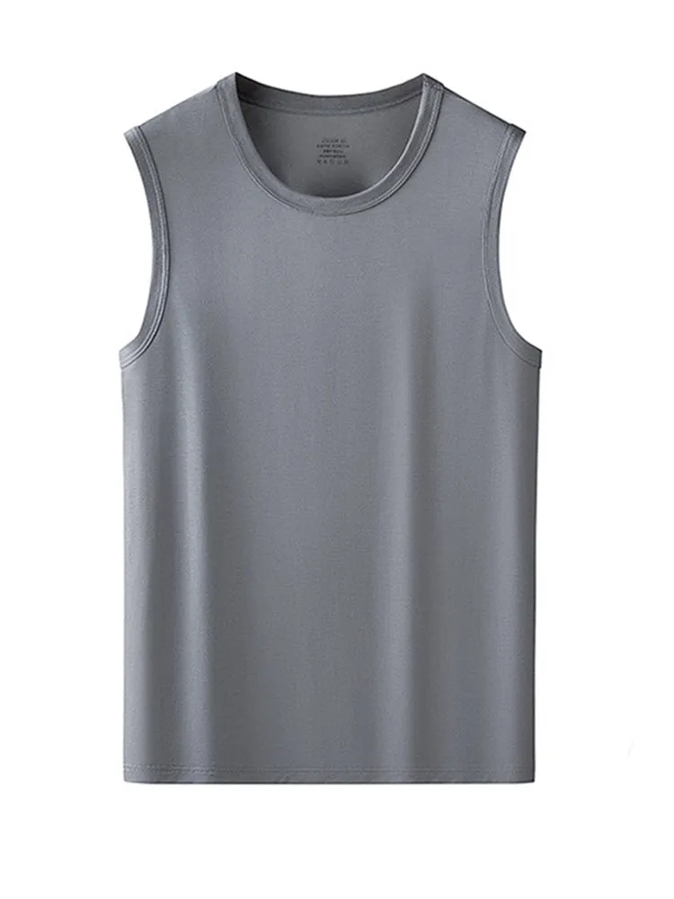 Men's Vests Undershirts with Ultimate Soft Short Sleeve Vests