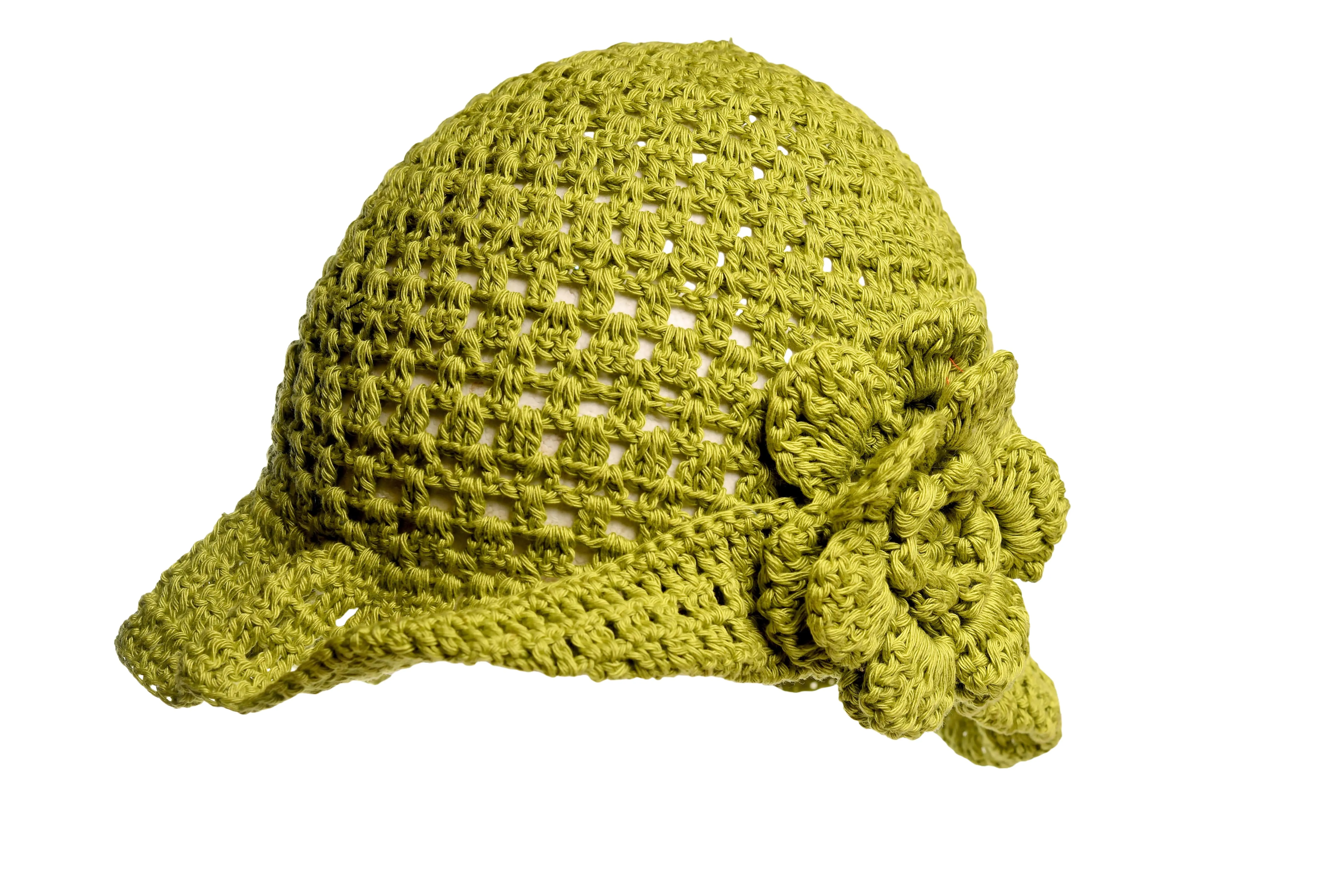 One Side Turned Up Hat