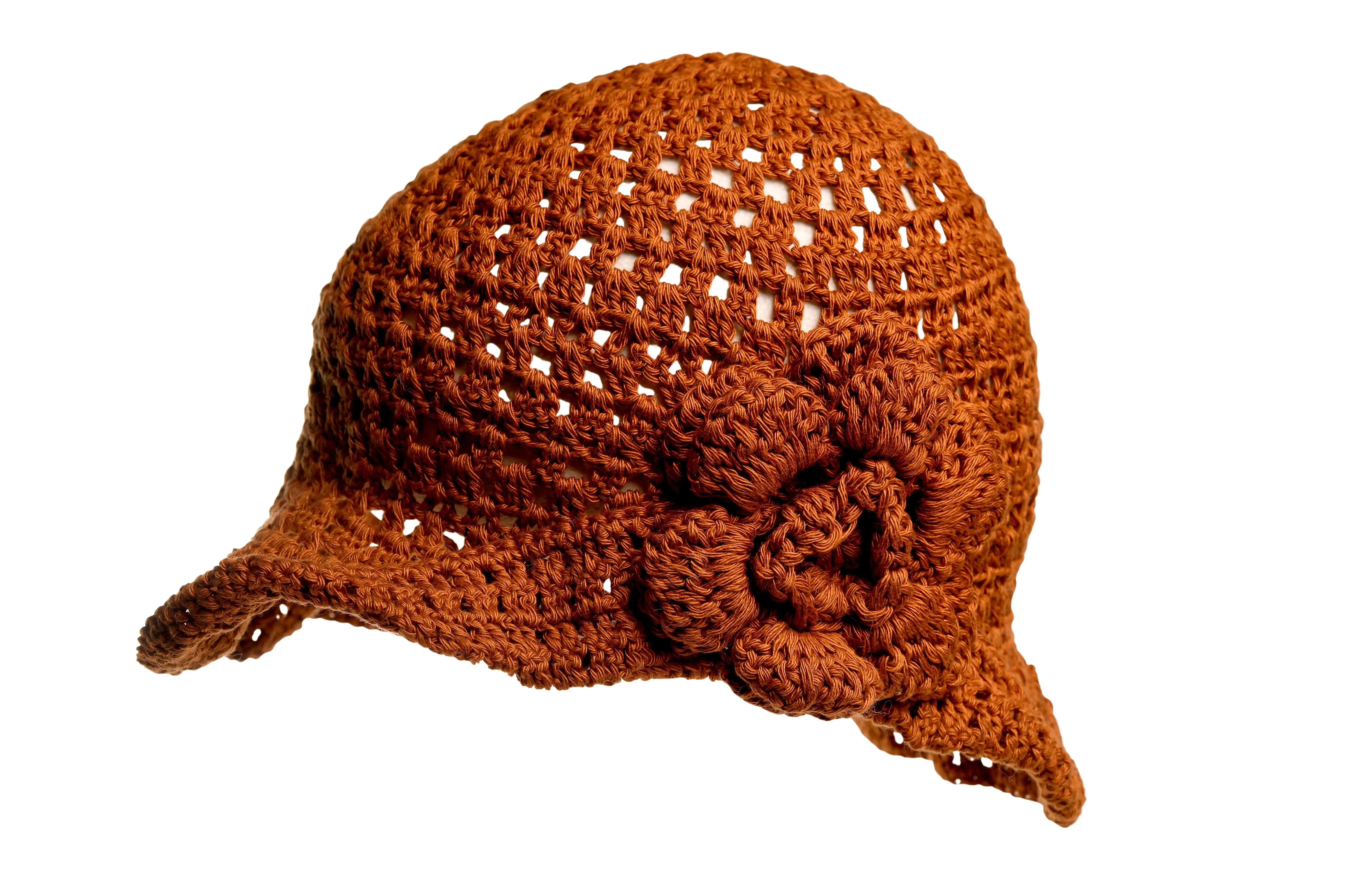 One Side Turned Up Hat