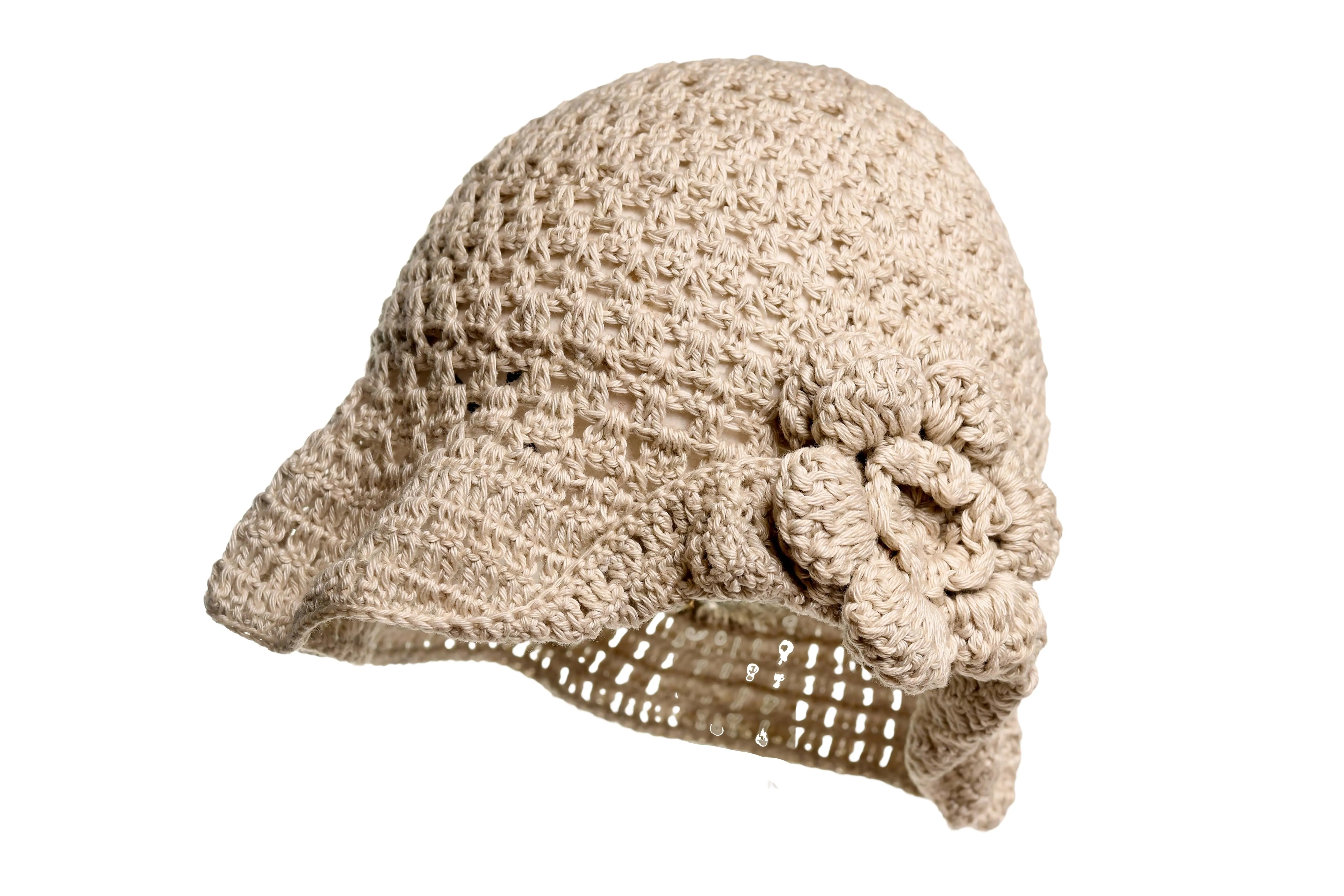 One Side Turned Up Hat