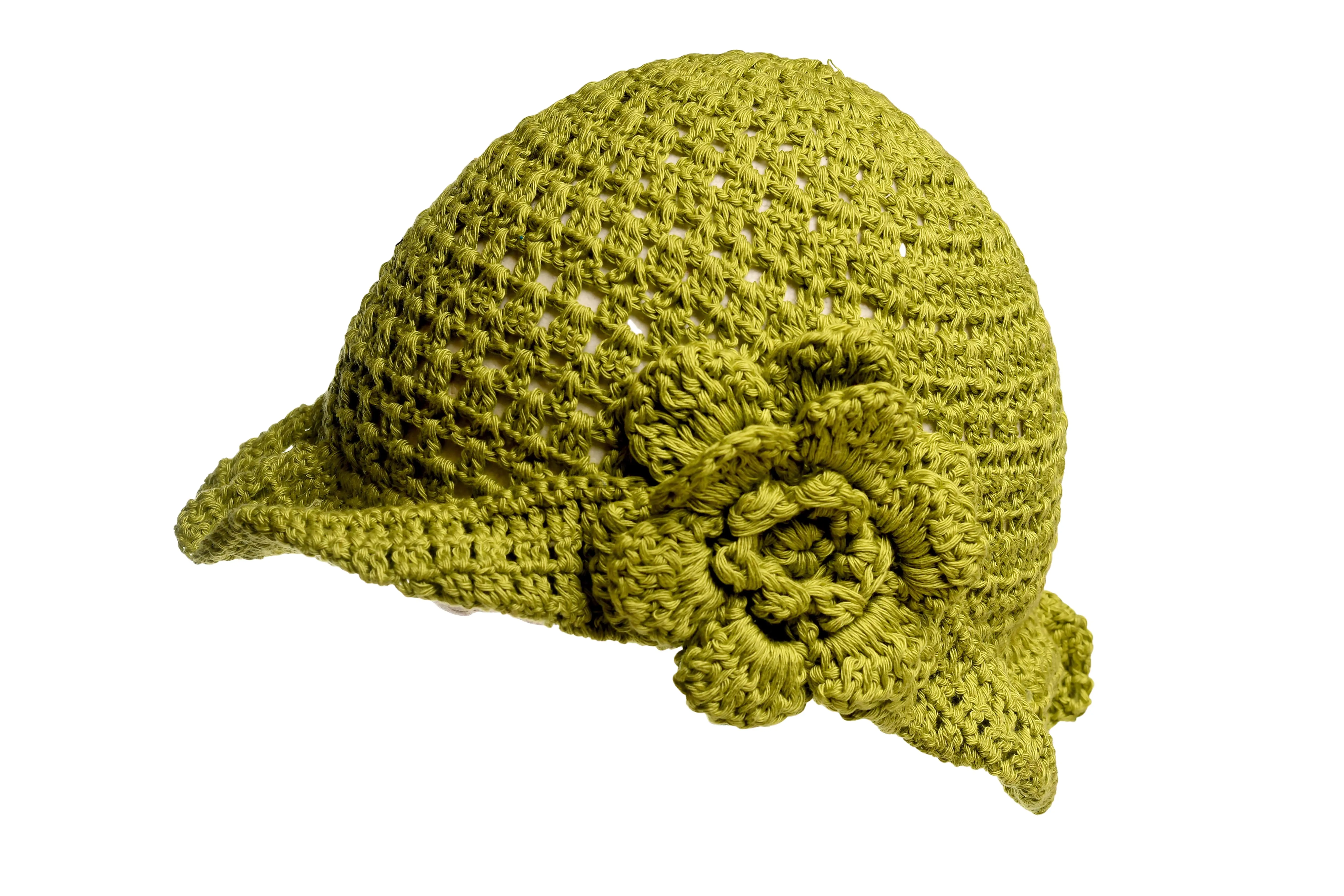 One Side Turned Up Hat