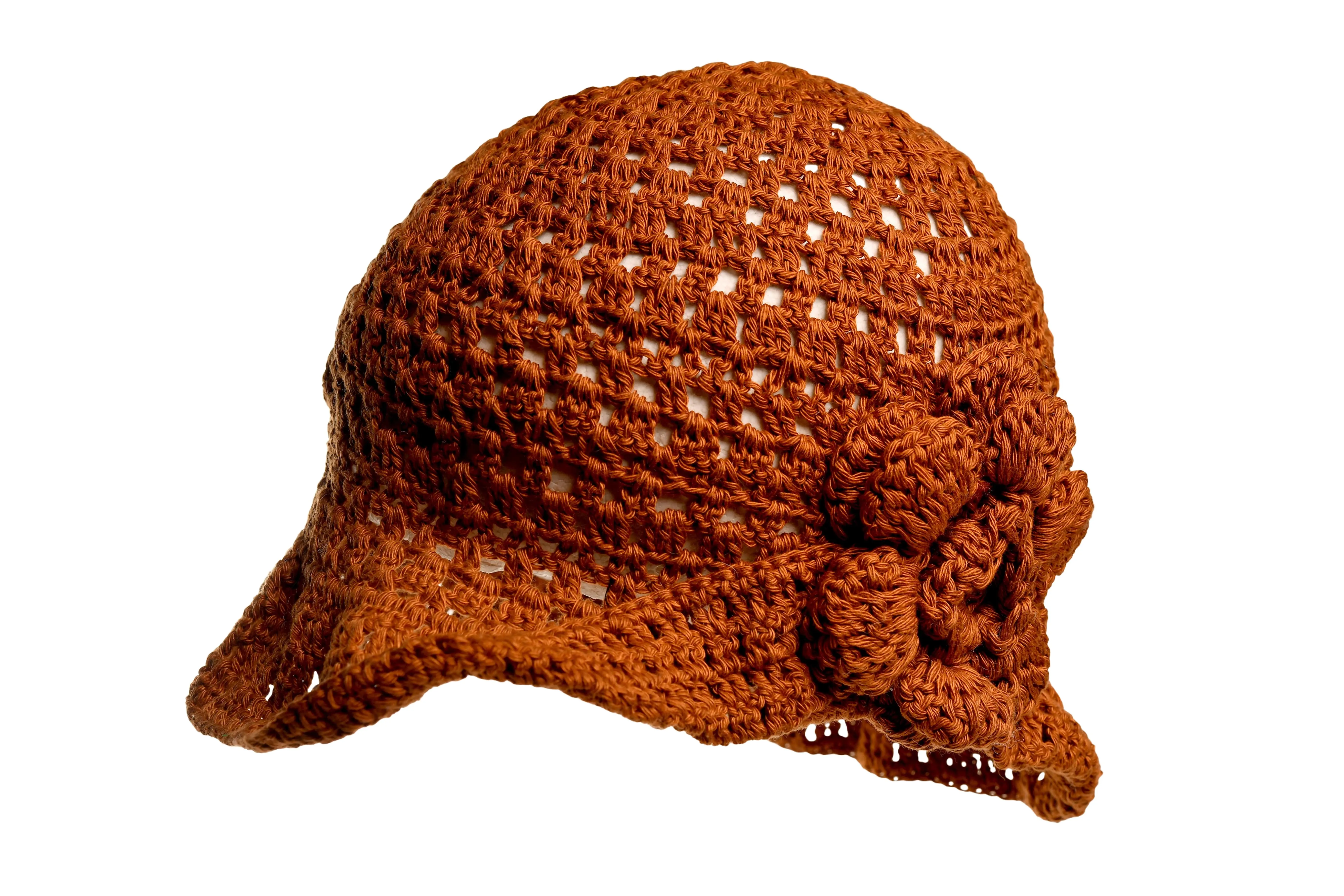 One Side Turned Up Hat
