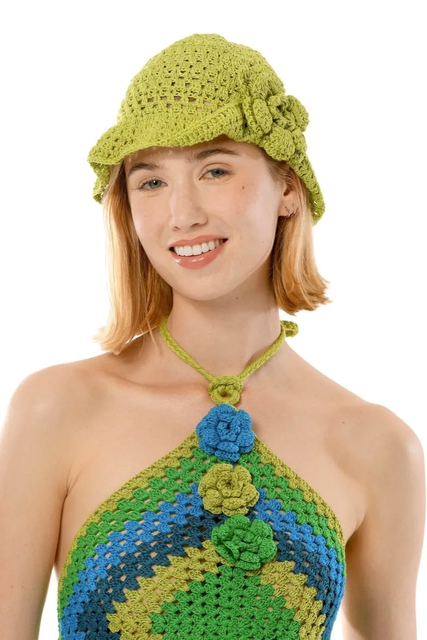 One Side Turned Up Hat
