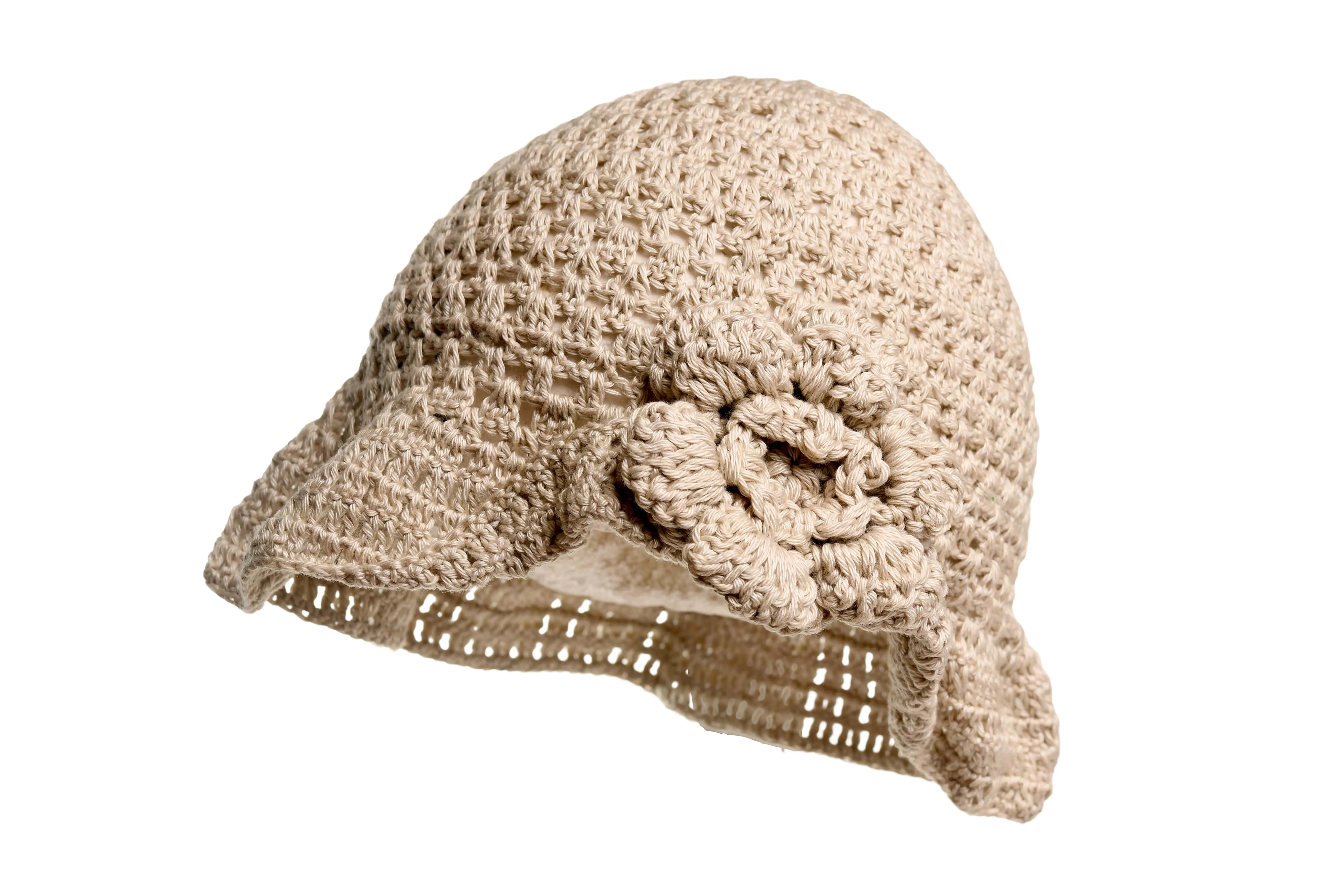 One Side Turned Up Hat