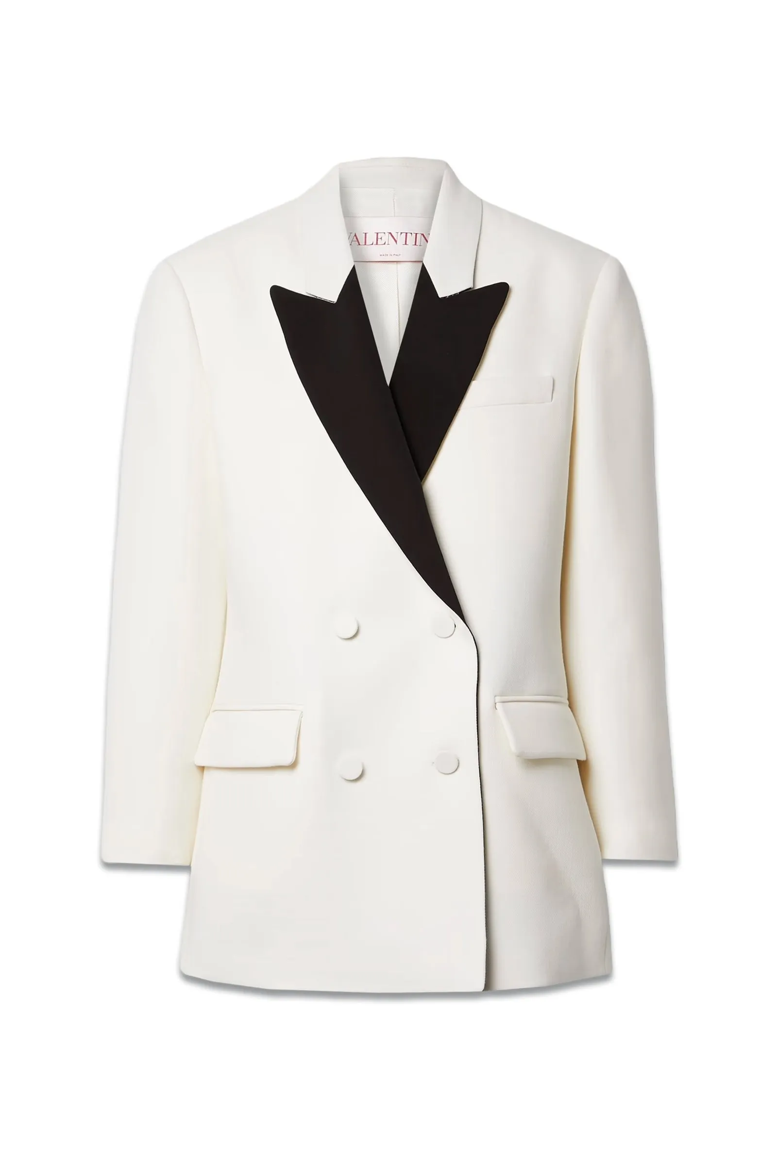 Oversized Wool-blend Crepe Suit Jacket