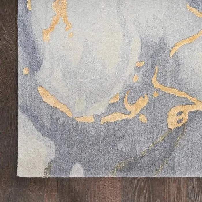 Prismatic PRS28 Grey/Gold Rug