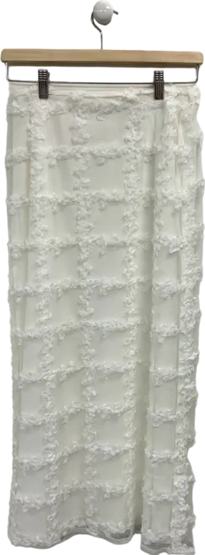 Sabo Luxe White Dame Skirt UK 8