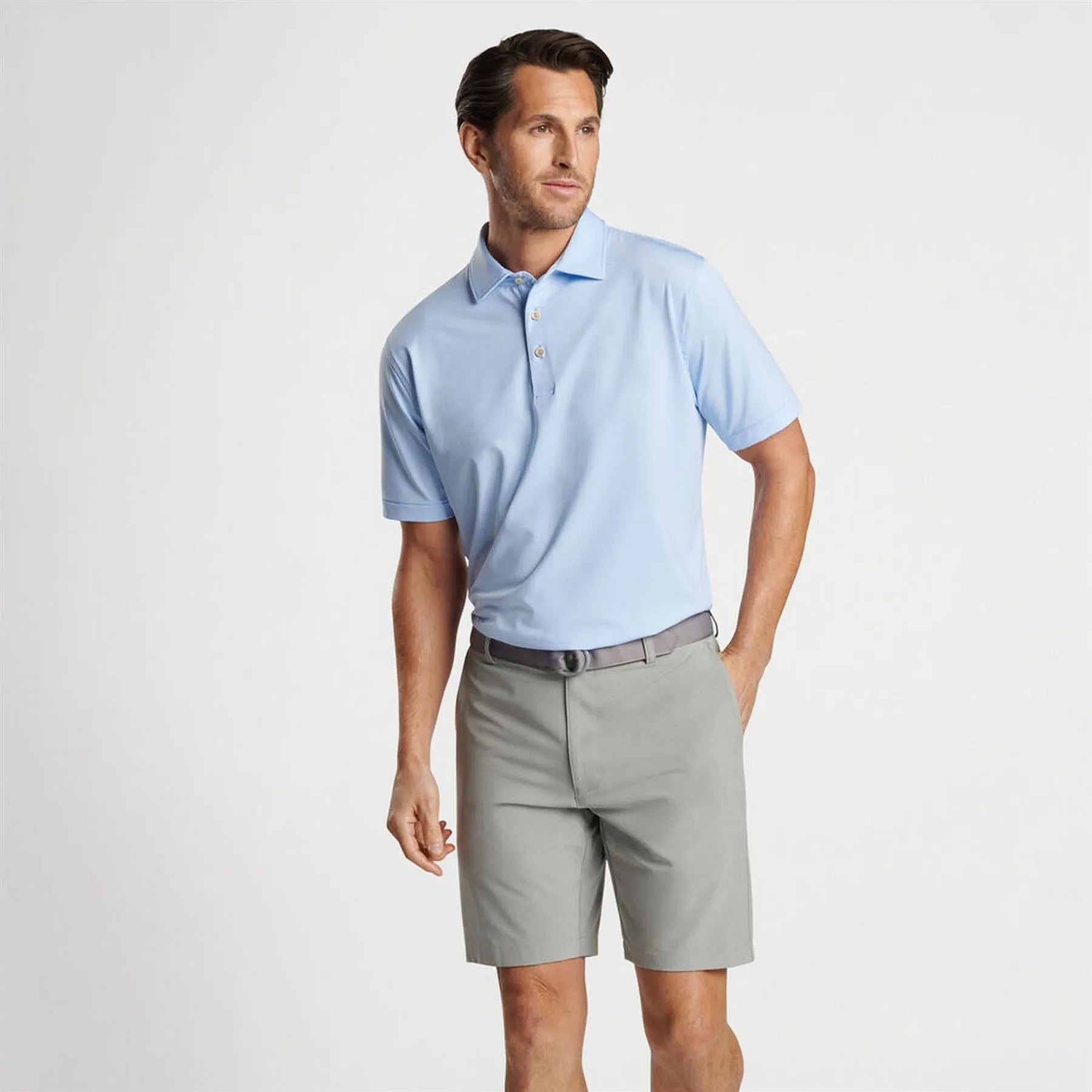 Shackleford Performance Hybrid Shorts British Grey - 2024