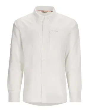 Simms Men's Guide LS Shirt / White