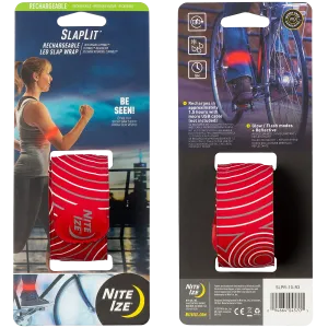SlapLiT  Rechargeable LED Slap Wrap Red