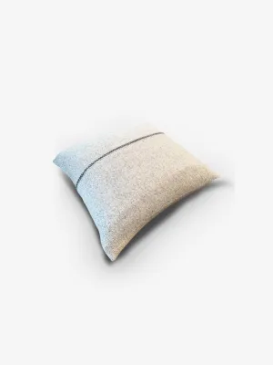 Small Hydra Grey Pillow by Teixidors in Merino Wool and Silk