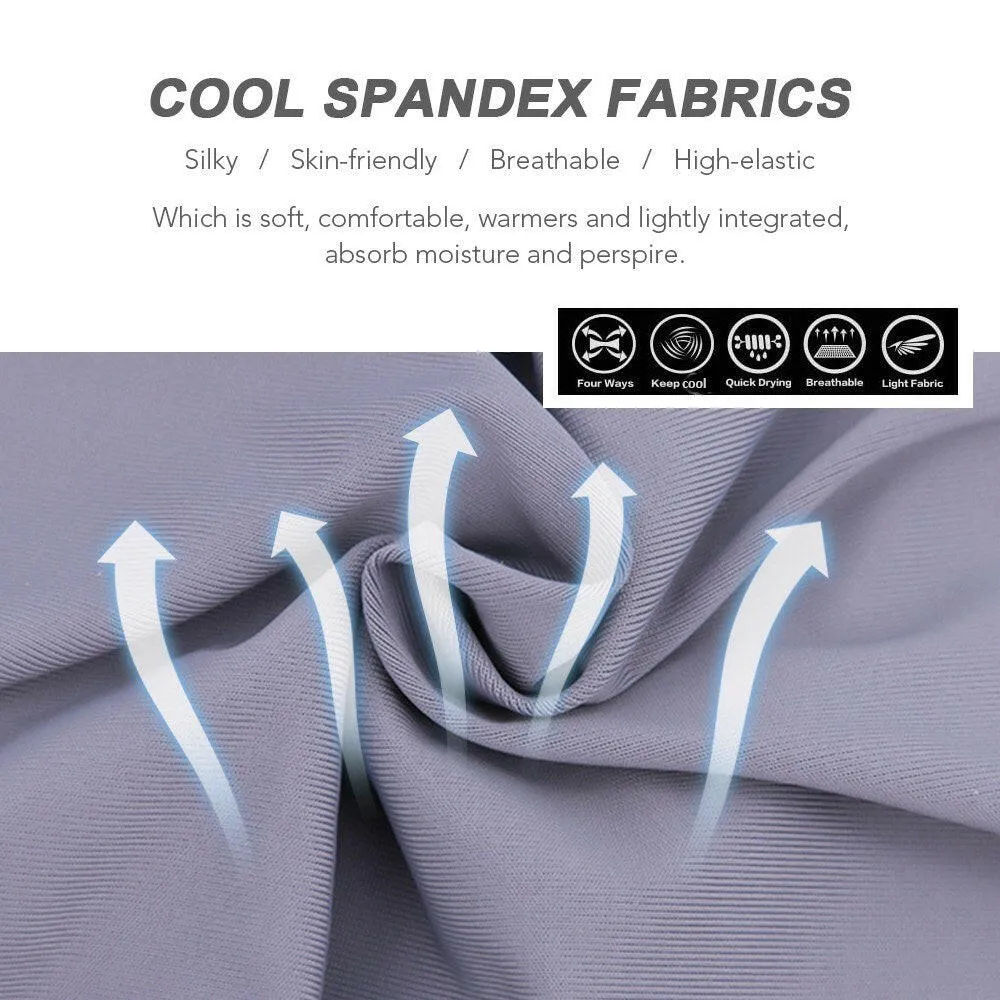 Summer UV Protection Cooling Sleeves Sun-Protective Arm Sleeves Outdoor Cycling Ultraviolet-proof Elbow Brace for Men and Women for Basketball Football Cycling Sports