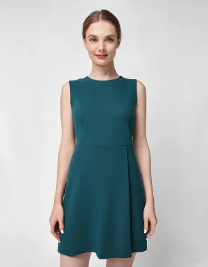 Teal Twilight Mini Dress